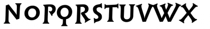 Syntax Lapidar Serif Display Bold Font LOWERCASE