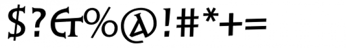 Syntax Lapidar Serif Display Medium Font OTHER CHARS