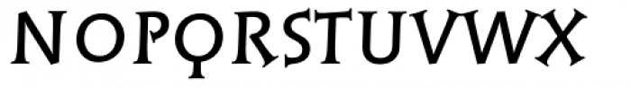 Syntax Lapidar Serif Display Medium Font UPPERCASE