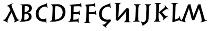 Syntax Lapidar Serif Display Medium Font LOWERCASE