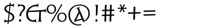 Syntax Lapidar Serif Display Regular Font OTHER CHARS