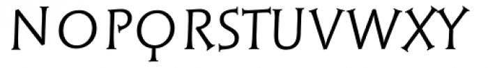Syntax Lapidar Serif Display Regular Font UPPERCASE