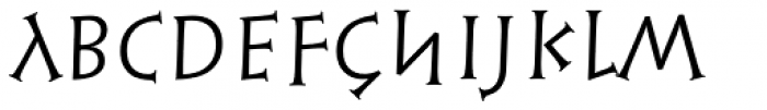 Syntax Lapidar Serif Display Regular Font LOWERCASE