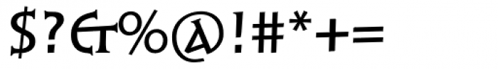 Syntax Lapidar Serif Text Medium Font OTHER CHARS