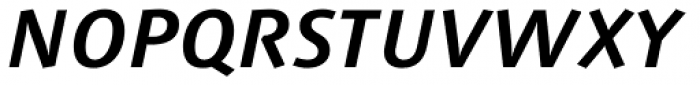 Syntax Next Paneuropean W1G Bold Italic Font UPPERCASE