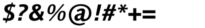 Syntax Next Std Cyrillic Bold Italic Font OTHER CHARS