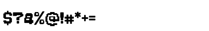 Synth Pixel Font OTHER CHARS