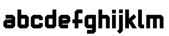Synth2 Black Font LOWERCASE