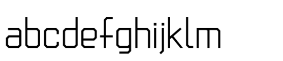 Synth2 Extra Light Font LOWERCASE