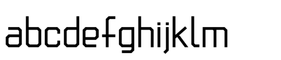 Synth2 Light Font LOWERCASE