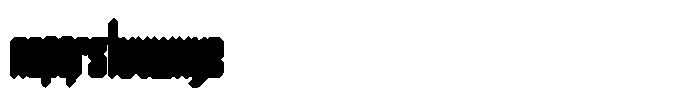 Synthcore Volume Font LOWERCASE