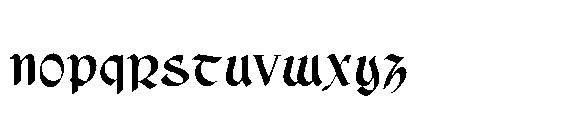 Synthetic Stone Font LOWERCASE