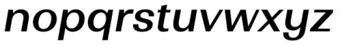 Syphon Medium Italic Font LOWERCASE