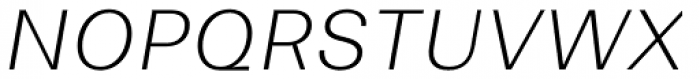 Syphon Thin Italic Font UPPERCASE