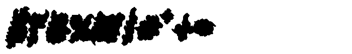 Syrax Extruded Font OTHER CHARS