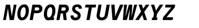 System85 Mono Bold Italic Font UPPERCASE