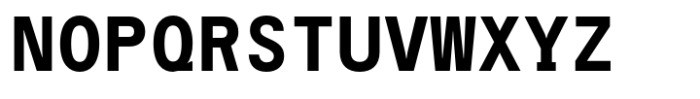 System85 Mono Bold Font UPPERCASE