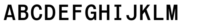 System85 Mono Medium Font UPPERCASE