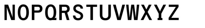 System85 Mono Medium Font UPPERCASE