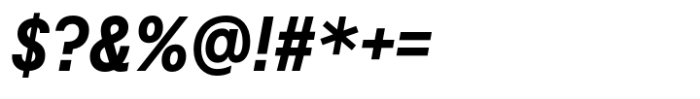 System85 Pro Bold Italic Font OTHER CHARS