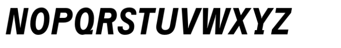 System85 Pro Bold Italic Font UPPERCASE