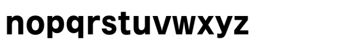 System85 Pro Bold Font LOWERCASE