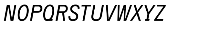 System85 Pro Italic Font UPPERCASE