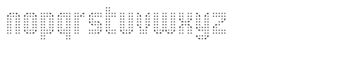 Systm A Stencil Extra Bold Font LOWERCASE