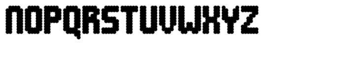 Systm Dotted Cloud Bold Font UPPERCASE