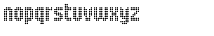 Systm Dotted Cloud Regular Font LOWERCASE