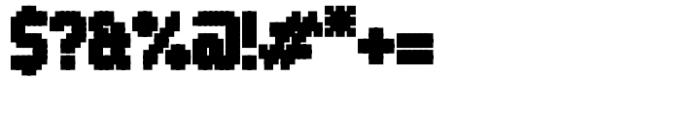 Systm Dotted Pixel Extra Bold Font OTHER CHARS