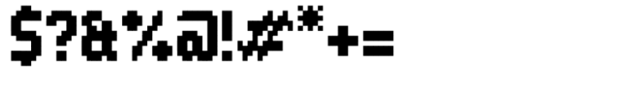 Systm Dotted Pixel Medium Font OTHER CHARS