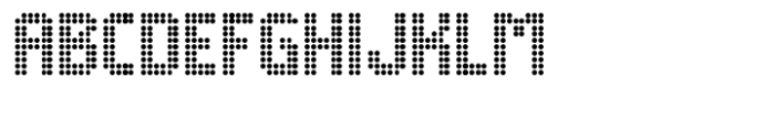 Systm Variable Dotted Cloud Font UPPERCASE