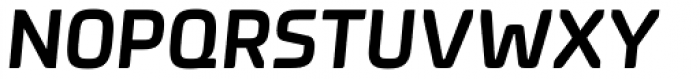 Systopie SemiBold Italic Font UPPERCASE