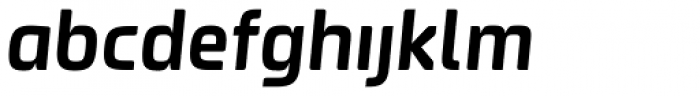 Systopie SemiBold Italic Font LOWERCASE