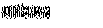 Sythorn Font LOWERCASE