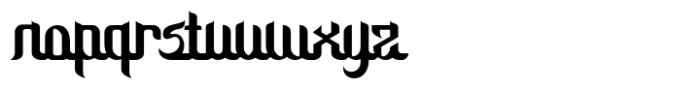Syukria Font LOWERCASE