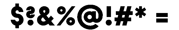 Symbol Bold Font OTHER CHARS