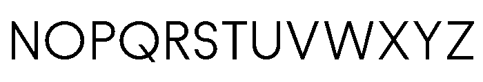 Symbol Light Font UPPERCASE