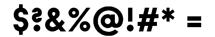 Symbol Semibold Font OTHER CHARS