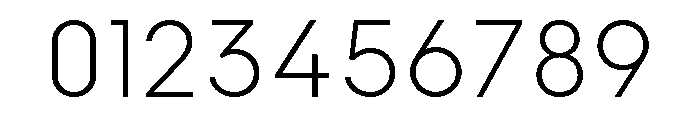 Symbol Thin Font OTHER CHARS