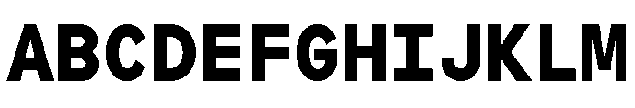 SymbolMono Bold Font UPPERCASE