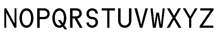 SymbolMono Book Font UPPERCASE
