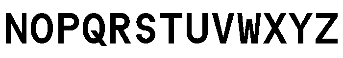 SymbolMono Medium Font UPPERCASE