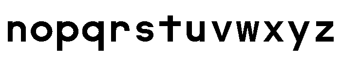 SymbolMono Medium Font LOWERCASE