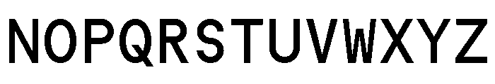 SymbolMono Regular Font UPPERCASE