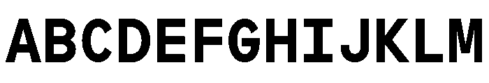 SymbolMono Semibold Font UPPERCASE