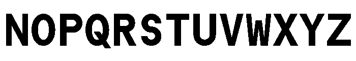 SymbolMono Semibold Font UPPERCASE