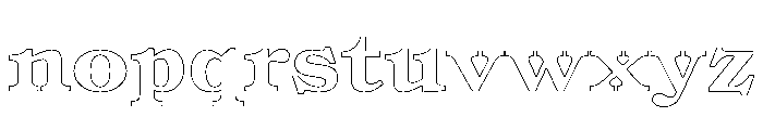 Syncro Bold 5d92944f Font LOWERCASE