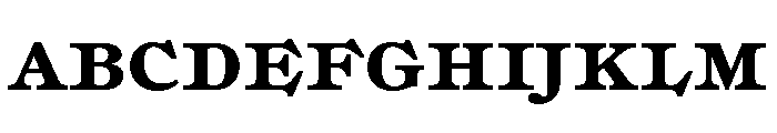 Syncro Bold Font UPPERCASE